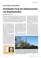 Vereinfachte Form der Dokumentation Baumkontrolle