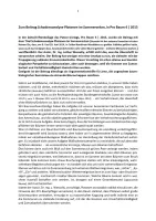Leserbrief zum Beitrag "Schadensanalyse Platanen"