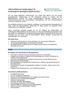 Neue Informationen zum Lehrgang